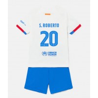 Barcelona Sergi Roberto #20 Bortaställ Barn 2023-24 Korta ärmar (+ Korta byxor)